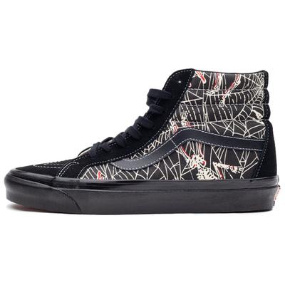 SK8 Hi 38 DX Anaheim Factory OG-Black Red de Telaraña Vans VN0A38GF1JJ