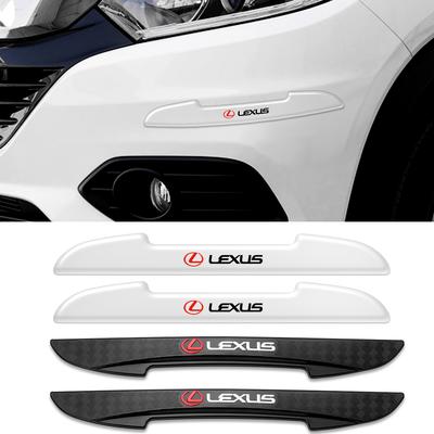 4pcs For F SPORT ES LS IS GS LC RC CT200h GS300 Car Door Edge Collision Prevention Bumper Strip Protector Auto Accessories