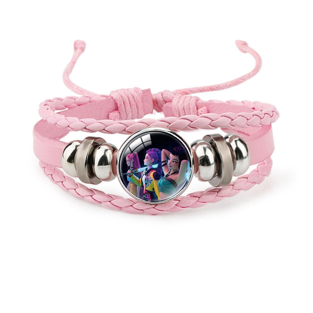 Pink Bracelet Rumi Zoey Mira Beaded Bracelet Adjustable Jewelry