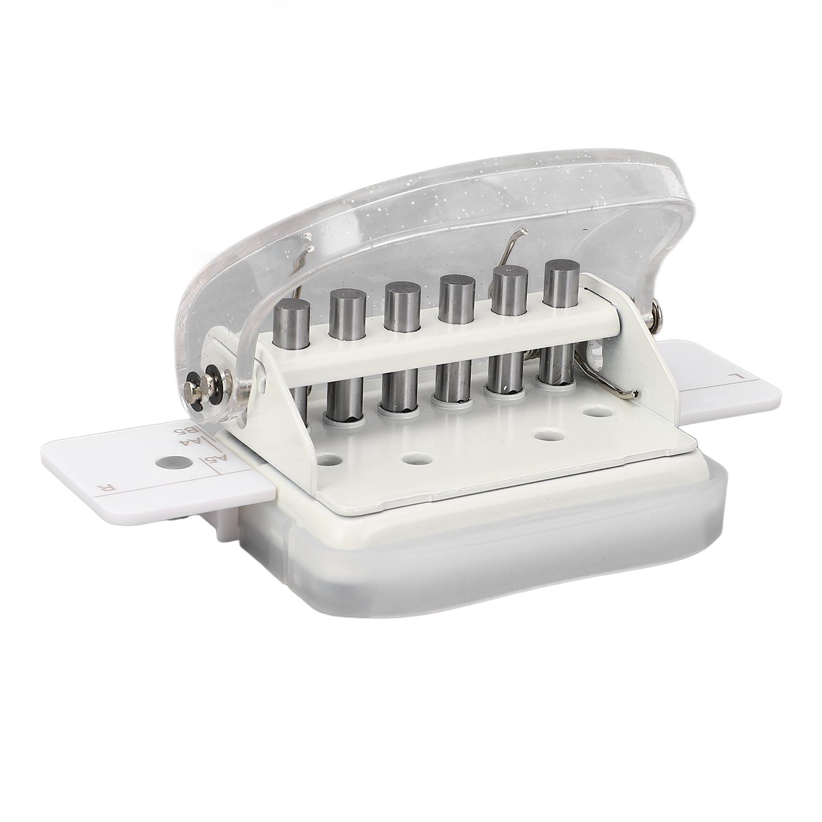 

A4 B5 A5 Paper Puncher Transparent Handheld Loose Leaf Paper Hole Punch for School Office Transparent White прозрачный белый