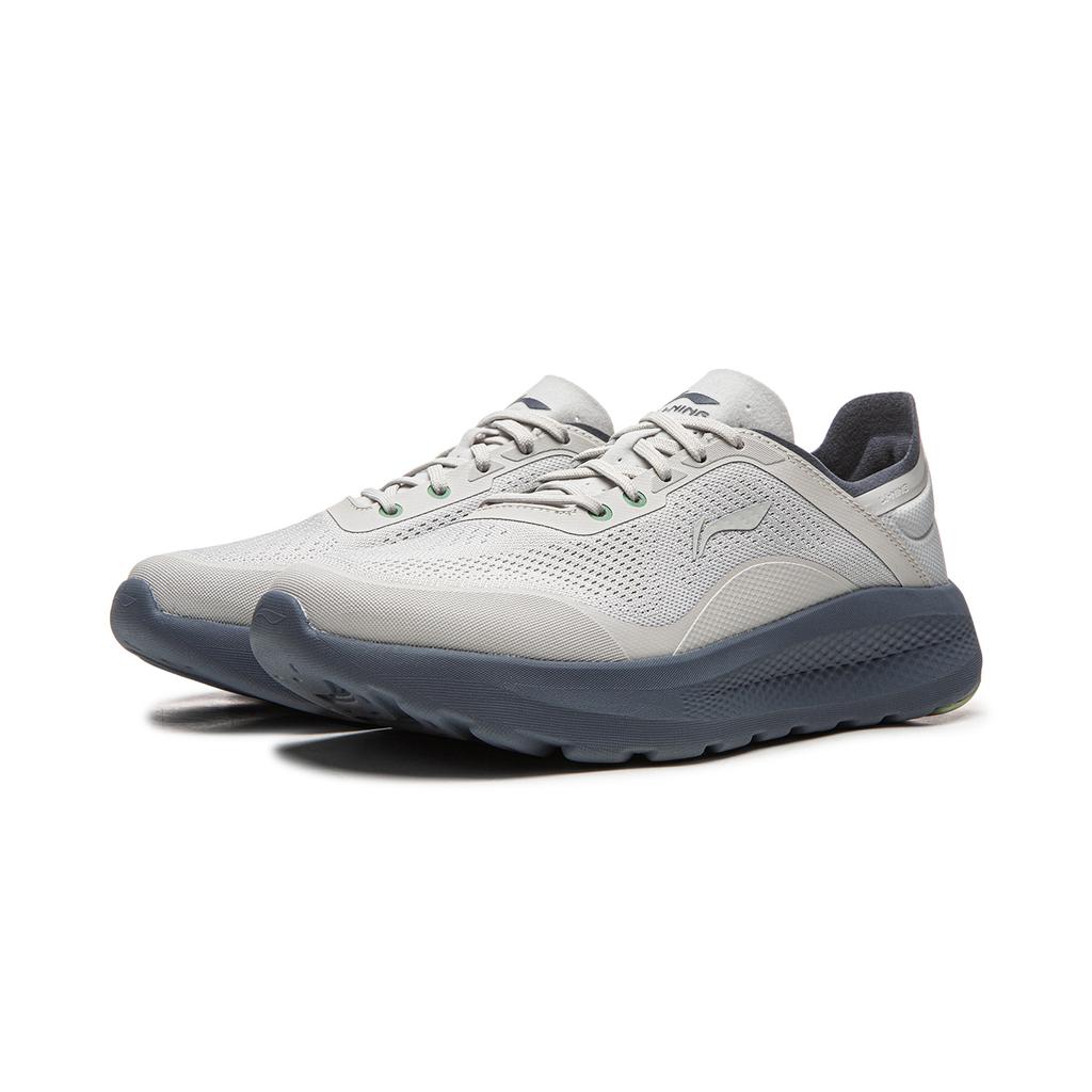 Li Ning Cloud Escape Soft Rebound Fresh Thick Sole Height Increasing Non-Slip Wear-Resistant Breathable Low-Top Casual Shoes Men sneaker AGLW053-3