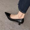 Mode Neue Frühling Echtes Leder Damen Schuhe Spitze Zehen Damen Pumps Schuhe für Damen Dünne Absätze Slipper Mode Prägnant Damen Schuhe