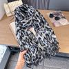 Women Scarf Luxury Autumn Winter Warm Vintage Leopard Print Scarve Pashmina Mujer Femme Foulard Bufanda