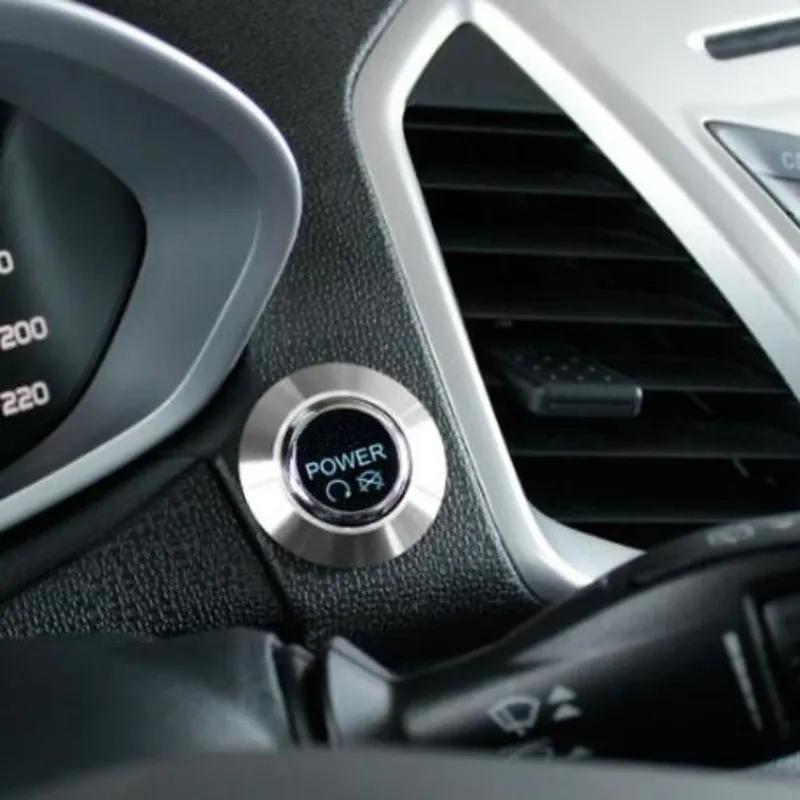 Start Stop Ignition Key Ring for Ford Ecosport 2012 -2016 2017- Fiesta MK7 Key Ring Cover Sticker