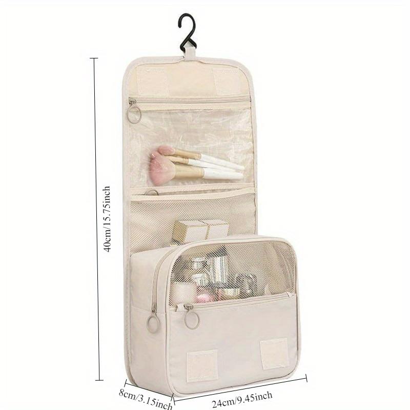 Travel Makeup Bag Waterproof Toiletries Organizer Women Neceser Bathroom Hook Wash Pouch Hook Makeup Storage Bag