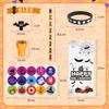 Kesote Halloween Prize Stationery Set Seals Stamps Pencils Erasers Stickers Bracelets Writing Instruments Festival Prizes Kids Presents Gifts Cute