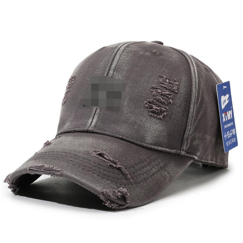 Distressed Baseball Cap Women Unisex Trendy Embroidered Letter Sun Visor Dad Hat