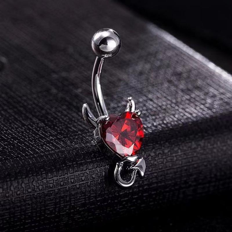 Stainless Steel Navel Rings For Women Flash  Bikini Belly Button Nail Body Decor Piercings Jewelry