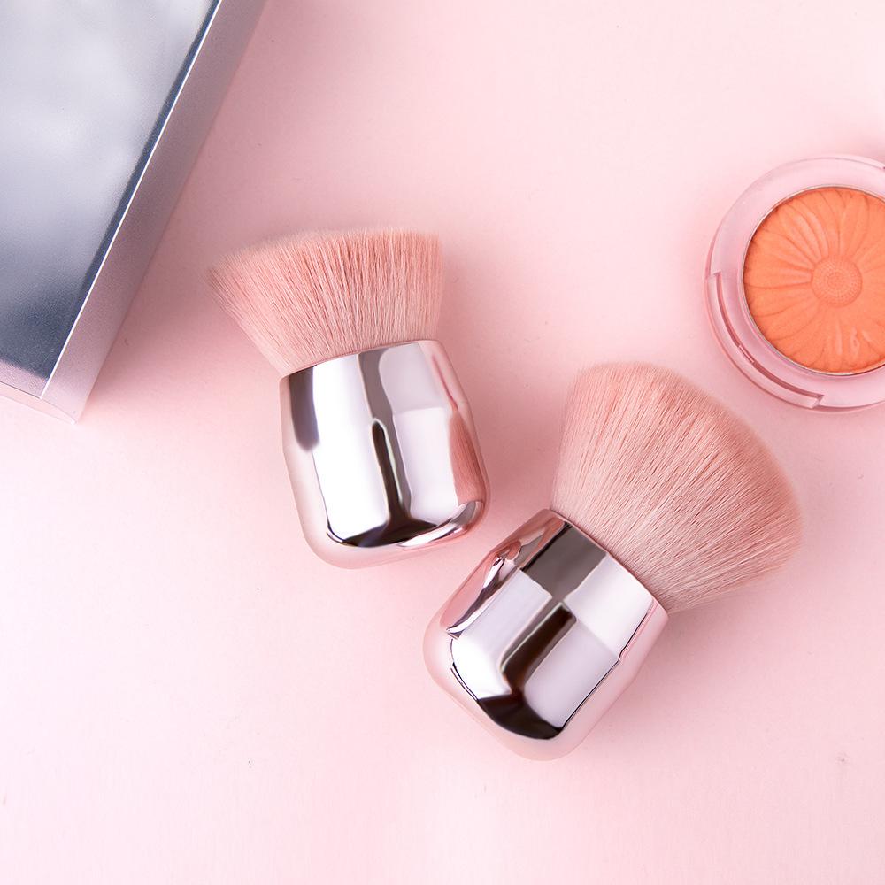 Single New Mushroom Head Loose Powder Makeup Brush, Oblique Head Trimming Brush, a Large Number of Makeup Tools