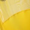 INCERUN Summer Men O Neck Short Sleeve Mesh See Through Patchwork T-shirts Tops