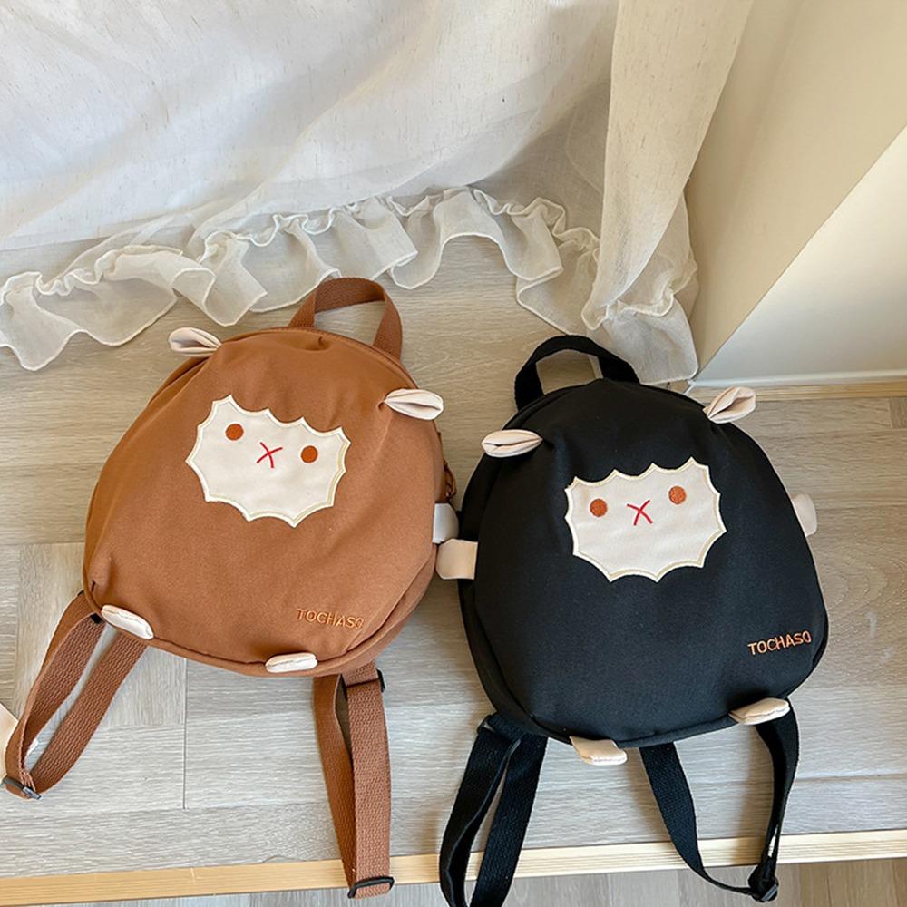 Cartoon Composite Fabric Kids Backpack Lightweight Breathable Schoolbag Large Capacity Crossbody Bag School Education