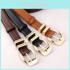 Genuine Leather Womens Waist Belt With Alloy Buckle For Spring Fashion And Casual Outfits