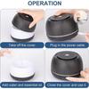 300ML Essential Oil Diffuser, 8 Hour Wood Grain Cold Mist Aromatherapy Diffuser with Remote Control, 7 Color Light Changes. Scented air humidifier for