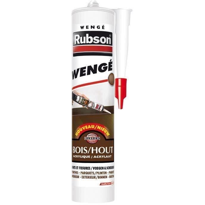 Mastic Bois - RUBSON - 280 mL - Finition Wenge - Mono Composant - Excellente Adhérence