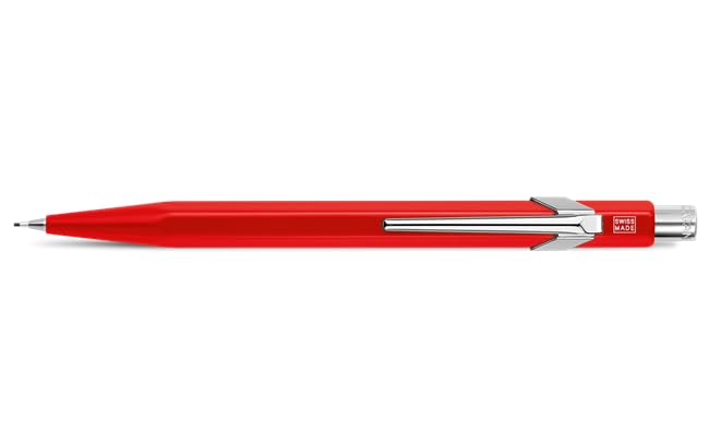 Caran Mechanical Pencil 849 Collection Classic Line Red Officially Imported d'Ache 0844-070 0.7mm