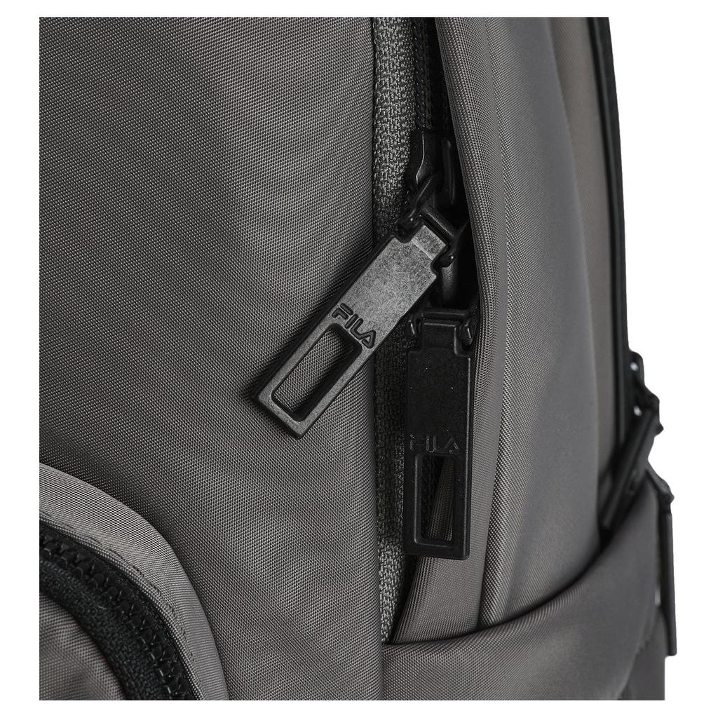 Fila Logo Fashion Casual Backpack Fabric Backpack Men Backpacks Lead-Gray F13M523102FDY