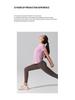 Women's Breathable Short Sleeve Yoga T-Shirt with Hollow Beautiful Back - Lightweight Dance Fitness Cover-Up Running Top