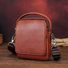 Męska torba crossbody z prawdziwej skóry, Stylowa torba na ramię, Codzienna torebka, Męska torba ze skóry bydlęcej