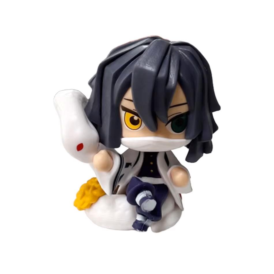 ! Anime Demon Slayer Blind Box Figure Tanjiro Kamado Nezuko cartoon PVC Model Desktop Ornament Child Christmas  New Year Gift