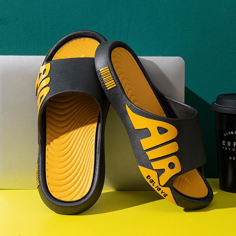 Outer slippers summer men's indoor home non-slip home silent senior women's sandals men's summer