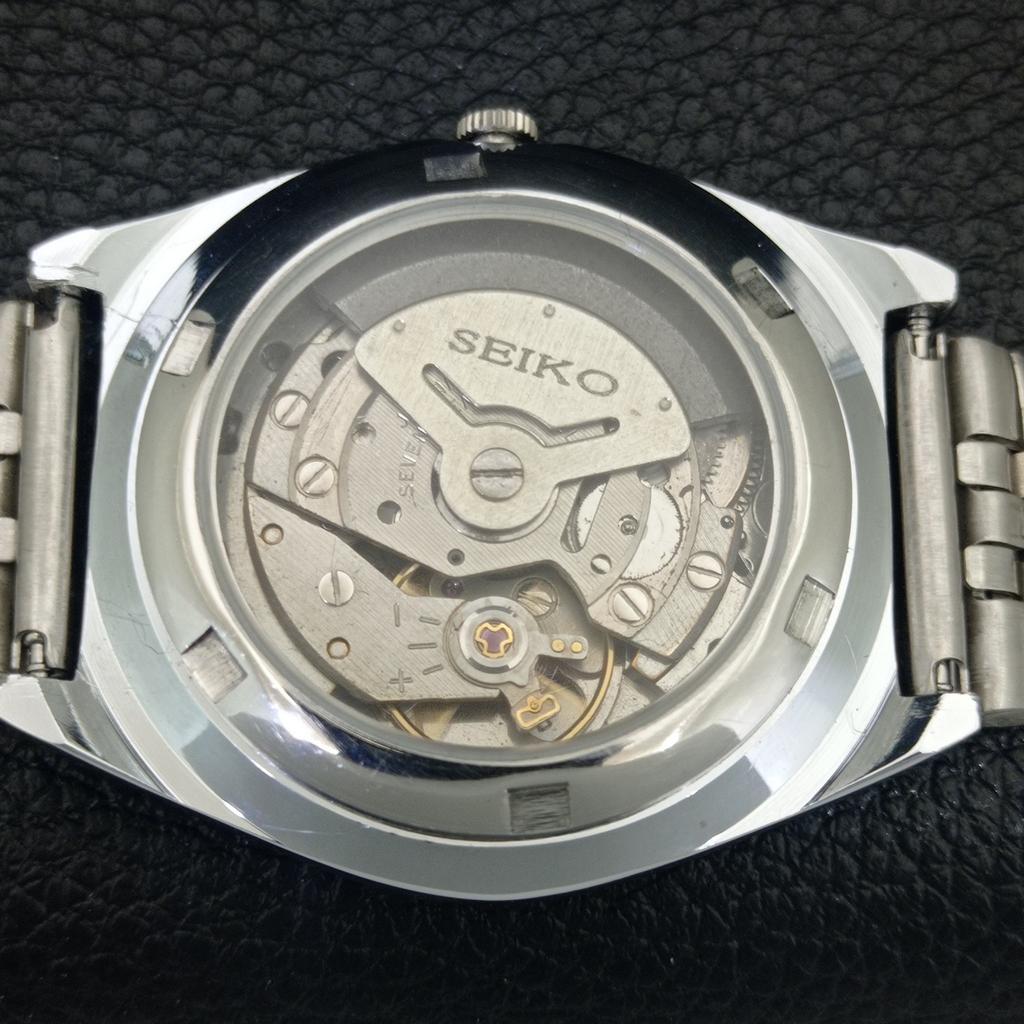 JAPAN VINTAGE REFURBISHED SEIKO 5 AUTOMATIC MENS ROMAN FIGURE WATCH a442658-1