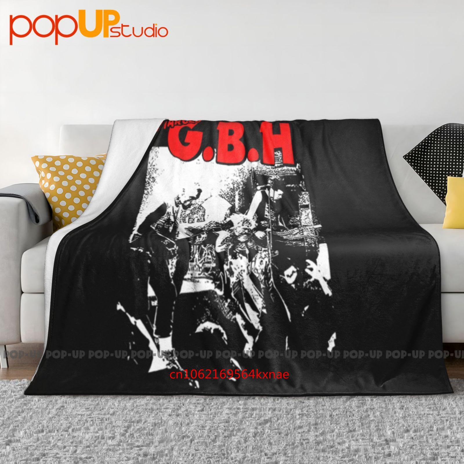 Заряженный Gbh Live Photo Лицензированная Рок-н-ролльная Музыкальная Группа Ультра-Мягкое Одеяло Стеганое Зимний Чехол на Диван Покрывала на Кровать 30x40in