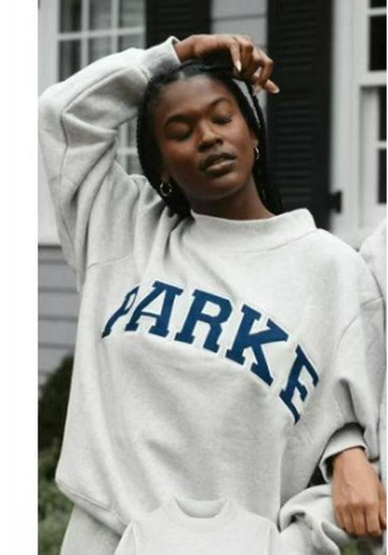 Women's Casual Embroidered Long Sleeve Sweatshirt Hoodie