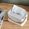Multifunctional Tissue Storage Box With Handle Simple Desktop Tissue Organizer For Kitchen Living Room Bathroom