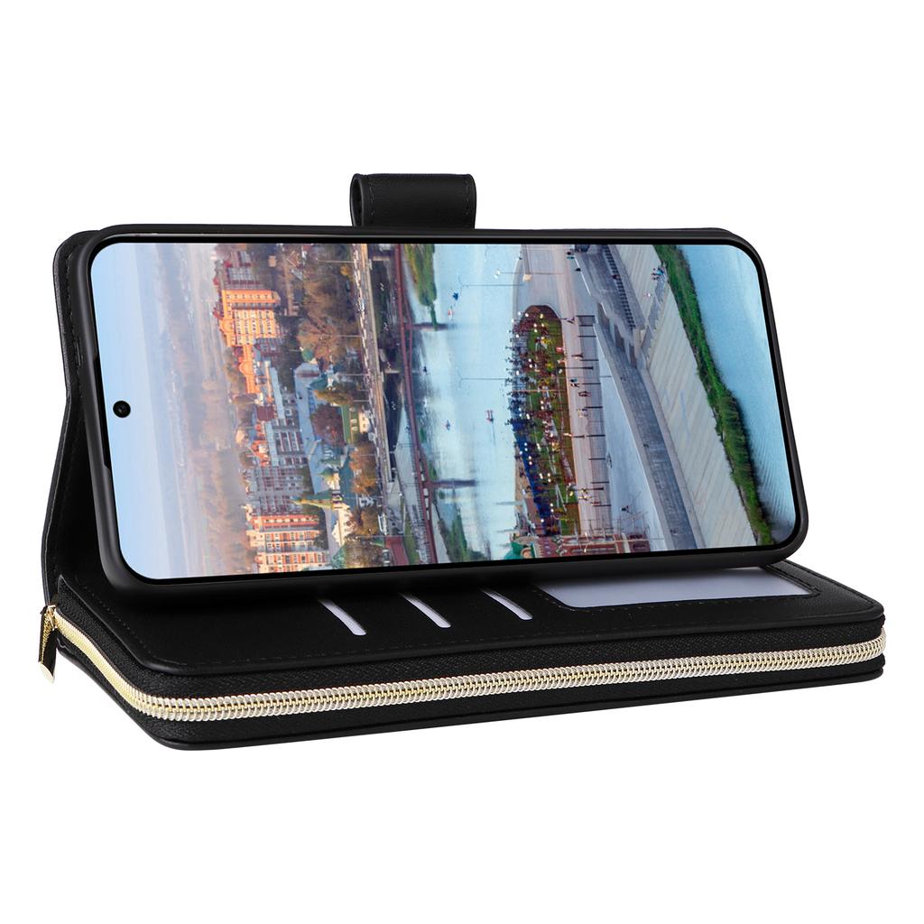 R20 For Samsung Galaxy A34 5G Case Zipper Wallet PU Leather Phone Cover