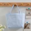 Striped Bag For Women Large Capacity Retro Casual Polyester Fashion Handbag For Daily Use