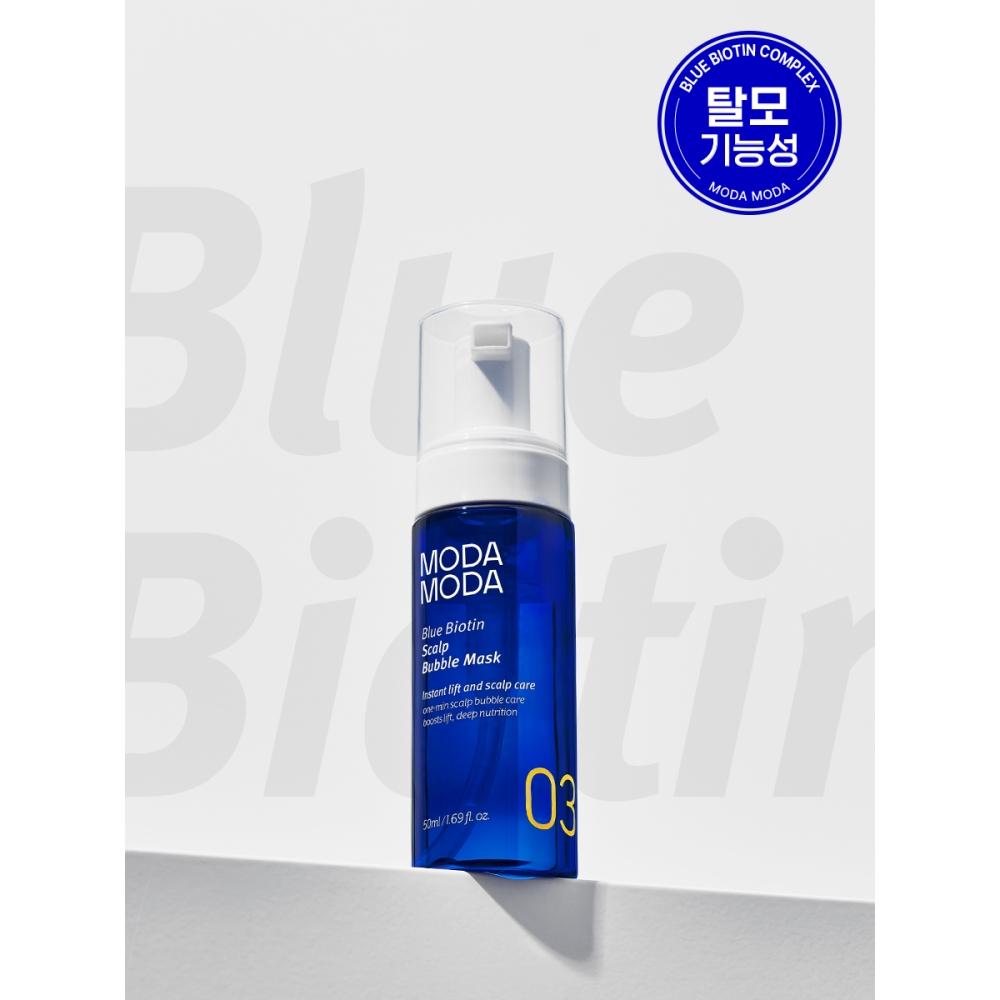 Moda Moda Blue Biotin Scalp Bubble Mask 50 Ml