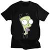 Kawaii Invader Zim Graphic TShirt Happy Hug Ready Zim Image Cute Cartoon T Shirt Unisex Women Retro T Shirt Oversized T Shirt
