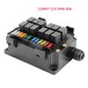 Universal Car Marine 12-Way Relay12 Blade Fuses Holder 12-Way Relay12 Blade Fuses Holder