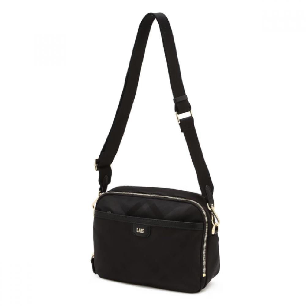 Daks Black Logo Nylon Cross Bag Dcba6e890bk