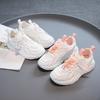 New Spring and Autumn Styles of Comfortable and Versatile Children's Shoes for Girls, Including Chunky Sneakers and Rotating Buckle Athletic Shoes