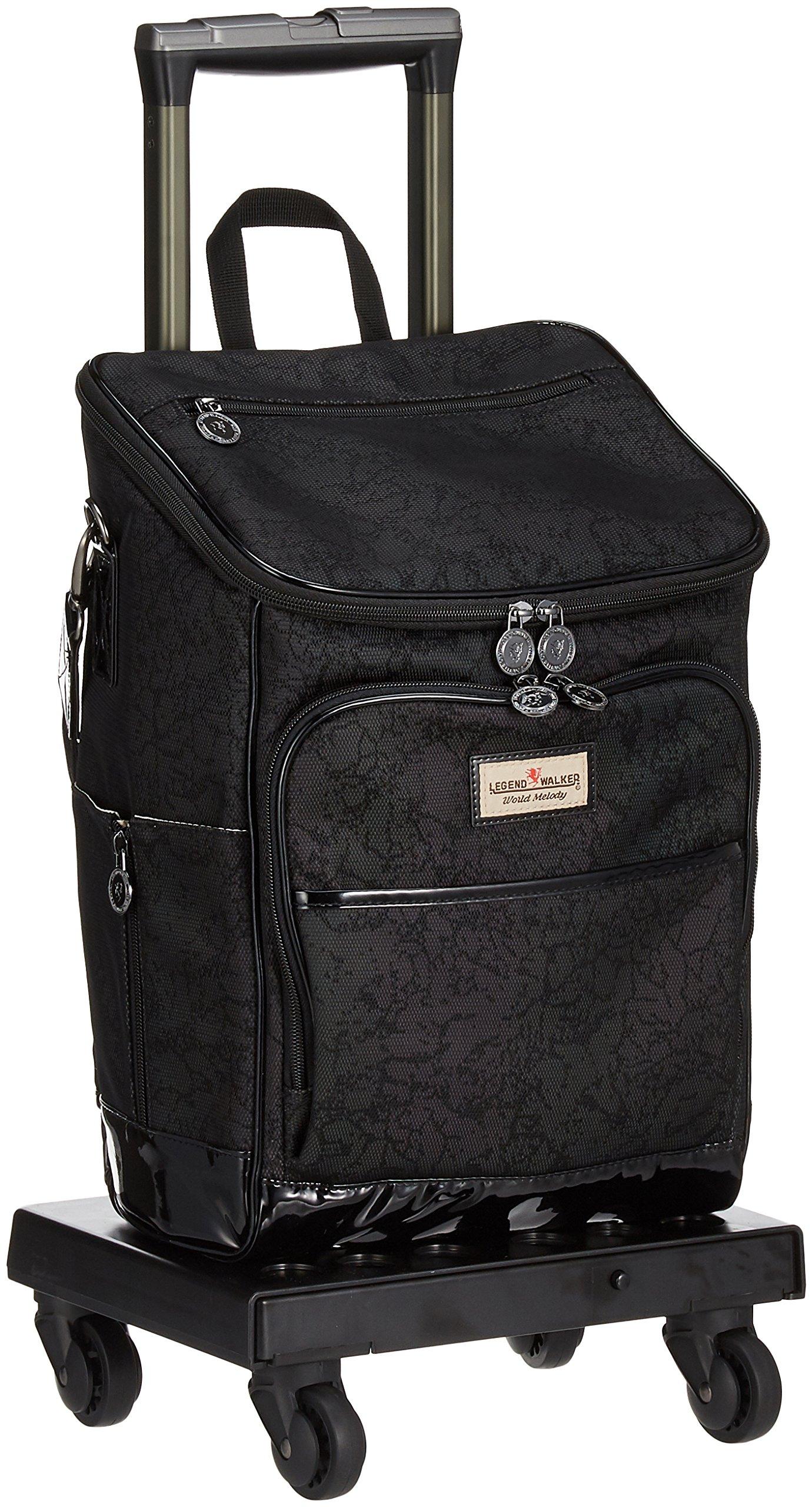 

Legend Walker Shoulder Bag with Stopper and Cart, Warranty Included, 18L, 49 cm, 2.6kg, Black