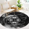 Borussia Mönchengladbach Round Area Rug,Carpet Rug for Living Room Bedroom Sofa Playroom Decor,Non-slip Floor Mat