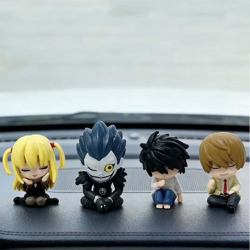 Чиби Death Note Спящий персонаж Лоулайт Лайт Ягами Миса Аманэ Рюк Милый Мини-персонаж Украшение для автомобиля Аниме-подарок
