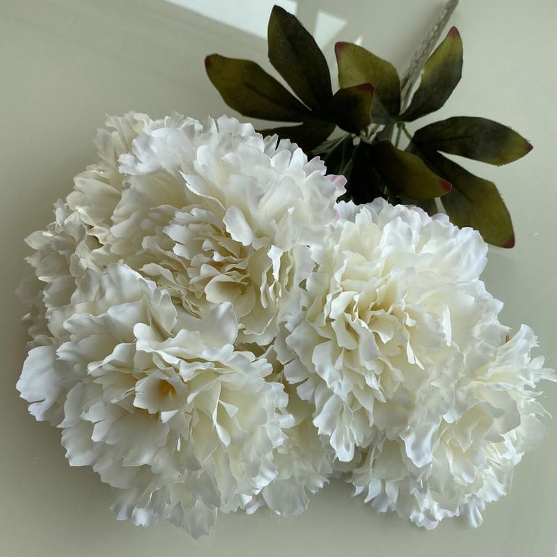 Artificial Peony Flowers For Wedding Decor With Soft Fleece Material For Home And Event Use
