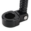 1 Pair Motorcycle Foot Peg Aluminum Alloy Enhanced Grip Adjustable Angle Foot Peg Footrest for Motorbike with 1in 1.06in 1.25in Bumper