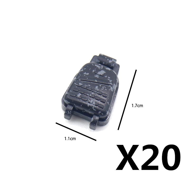 Military MOC Soldier Figure MOC Building Blocks Special Forces Accessory Alpha Helmet Vest Backpack Belt Kit Mini Toy Gifts K127