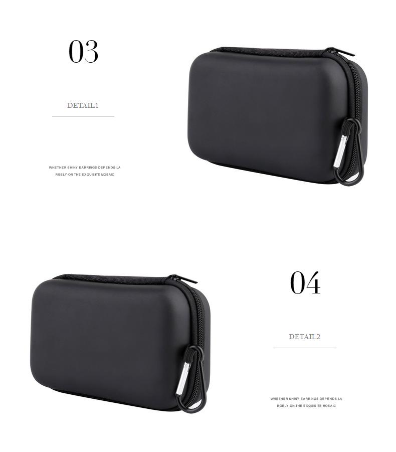 Zippered EVA Storage Bag for Power Banks, Earphones, Cables, Hard Drives, and Phones