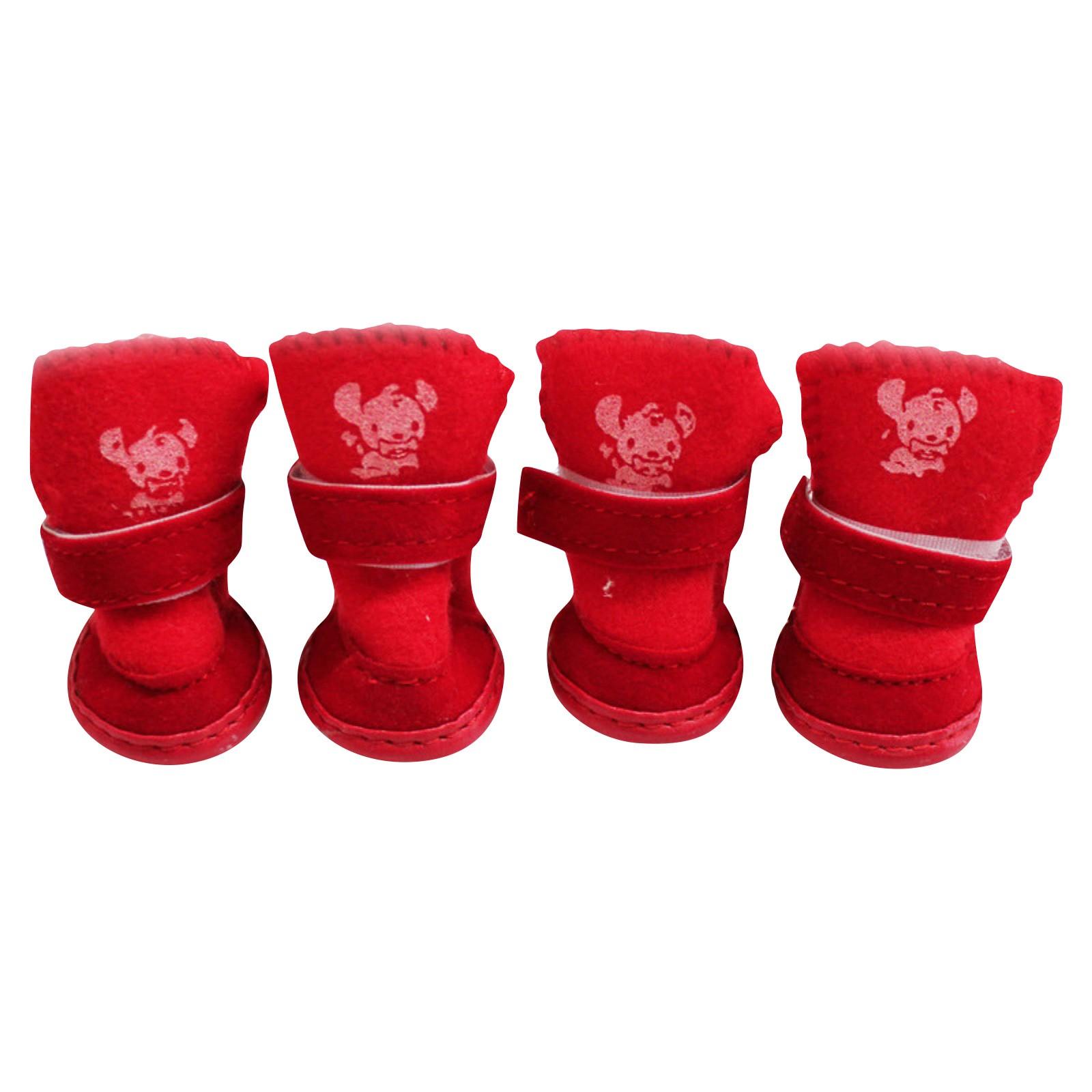 

Теплая обувь для домашних животных Зимние милые зимние сапоги Хлопковая обувь Товары для животных 5