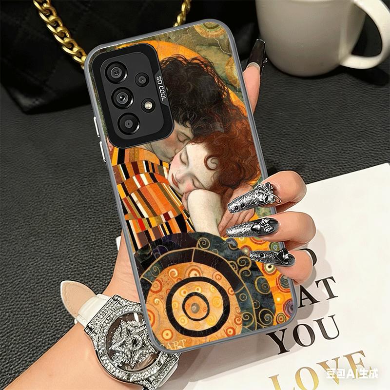 Kiss By Gustav Klimt Art Soft Phone Case for Samsung A17 A16 A15 A14 A13 A57 A56 A55 A54 A53 A37 A36 A35 A34 A33 A26 A25 A24 A23