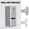 Door Lock Catch Fridge Lock Double Buckle Baby Proof Lock Cabinet Lock  Child Proofing