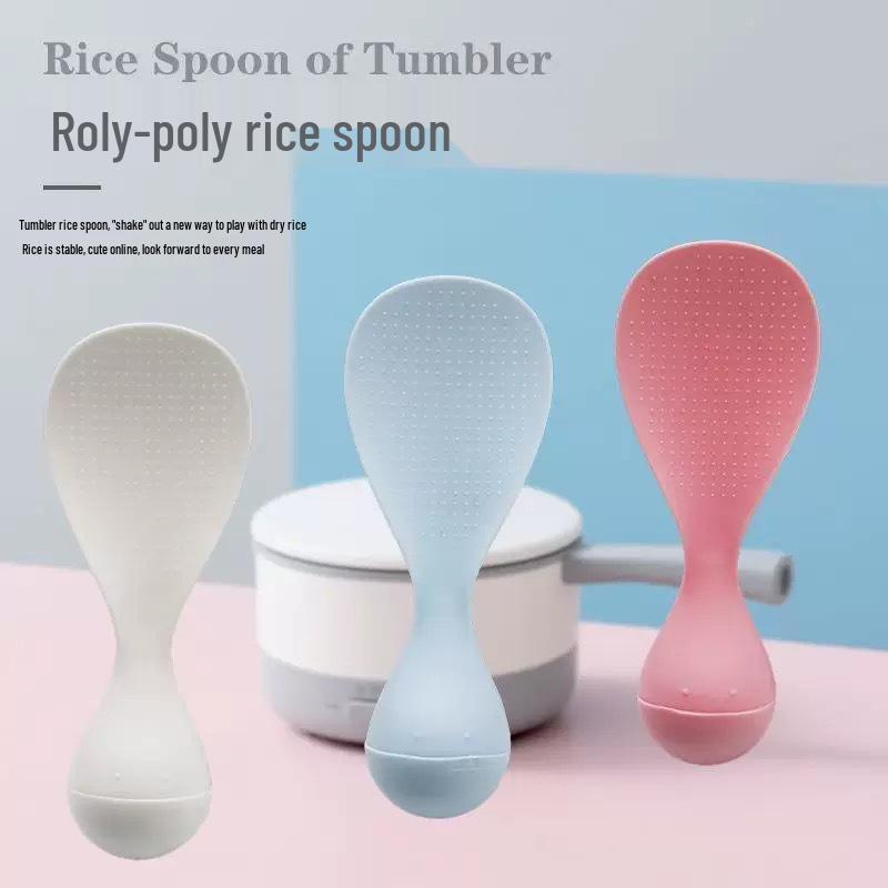25 Прочных Неприлипающих Ложек для Риса и Сервировки – Термостойкие Кухонные Принадлежности White Tumbler Rice Spoon