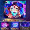 UV Fluorescent Tapestry Print Wall Hanging Art Home Decor