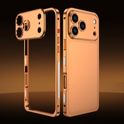 Metall-Handyhülle für IPhone 17/17 Pro/17 Max/17 Air Abnehmbares Objektiv