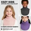Windproof Children's Scarf Warm Neck Warmer Fashion Turtleneck  Boys Girls