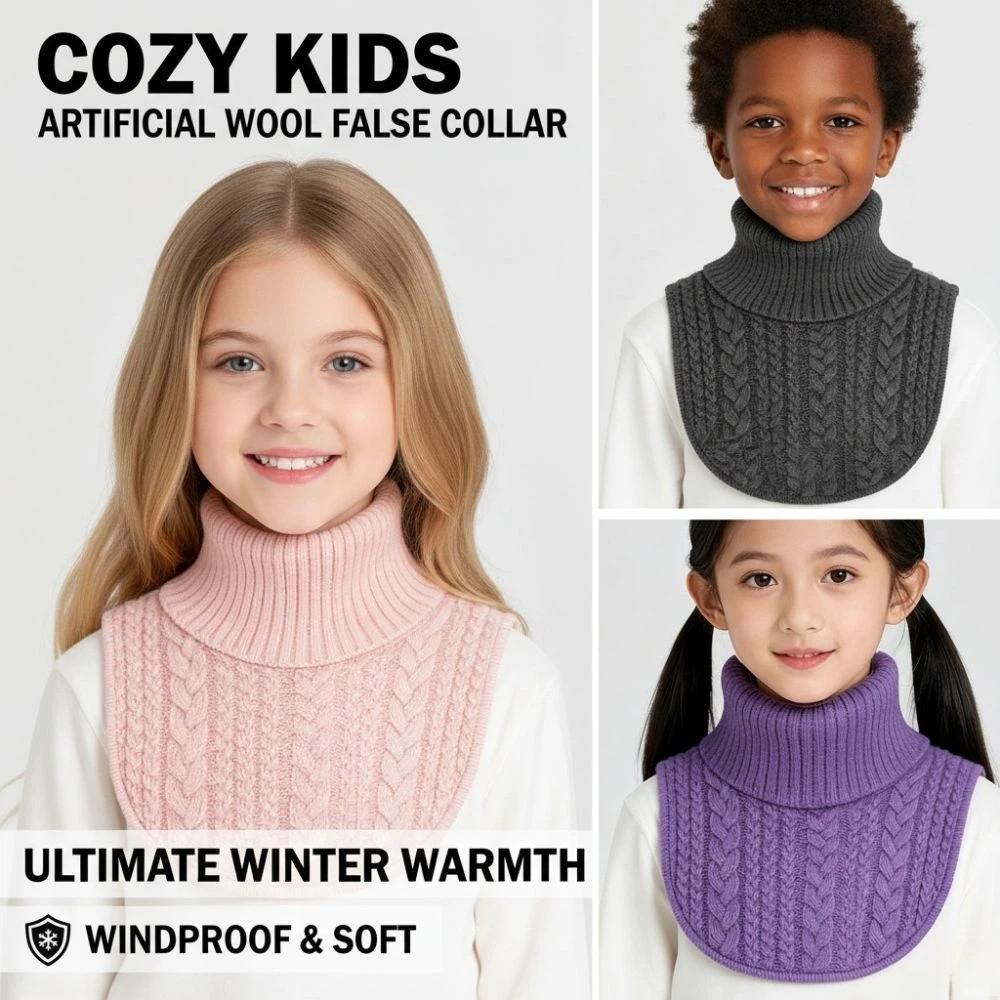 Windproof Children's Scarf Warm Neck Warmer Fashion Turtleneck  Boys Girls